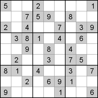 Sudoku – Kostenlos Sudoku Puzzles spielen, drucken & teilen